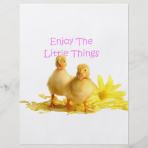 Tyck om småsakerna, Ducklings Flyg Blad