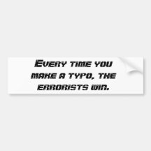 Typo Bildekal