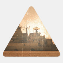 Tysk frakt triangle sticker