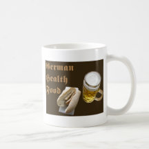 Tysk hälsokost (bruntet) kaffe muggar