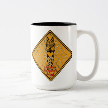 Tysk herde X-ing Kaffe Kopp