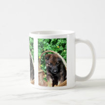 Tysk herdevalp kaffe koppar