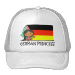Tysk Princess Lock Keps