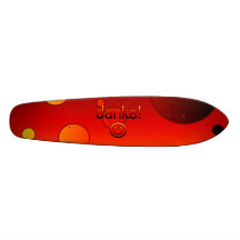 Tyska gåvor: Tacka dig/Danke + Smiley face Skate Board Decks