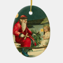 Tyska Santa julprydnadar Juldekoration