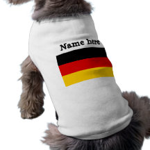 Tyskland flagga hund kläder