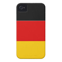 TYSKLAND FLAGGA iPhone 4 COVER