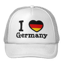 Tyskland flagga trucker keps