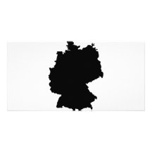 tysklant dra upp konturernaa av symbolen anpassingsbara fotokort