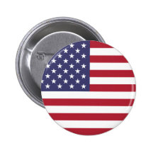 U.S.A. Flagga Knapp