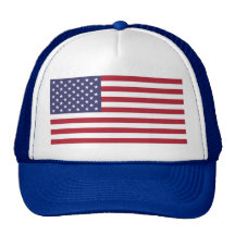 U.S.A. Flagga Trucker Keps
