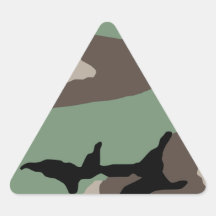 U.S. Militär skogsmarkkamouflage Triangle Stickers