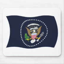 U.S. Presidents- försegla flagga Mousepad Musmattor