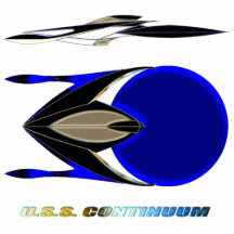 U.S.S. CONTINUUM_MCC-1776_Theater klassificerar Acrylic Cut Out