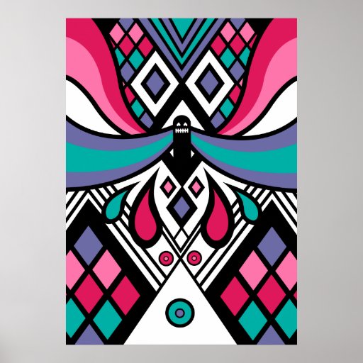 Udda konsttryck print