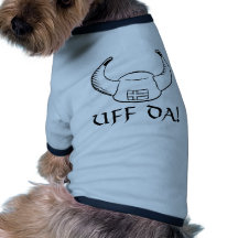 Uff Da! Viking hatt Tröja För Hundar
