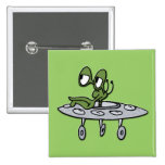 UFO & främling Pins