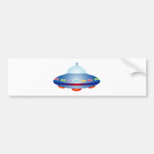 Ufo-Spaceship Bildekaler