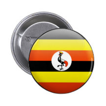 Uganda flagga knappar