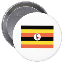 Uganda flagga nål