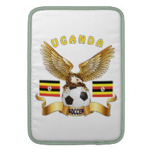 Uganda fotbolldesigner sleeve för MacBook air