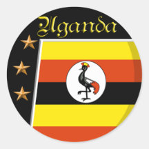 Uganda Runda Klistermärken