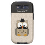 Uggla med mustasch och hatten samsung galaxy s3 hud