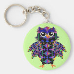 Uggla Nyckel Ring