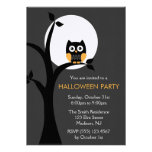 Ugglahalloween festinbjudningar