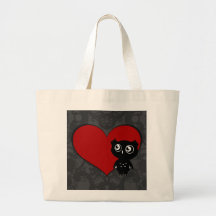 Ugglakärlek III Tote Bags