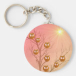 Ugglaträdnovelty Keychain Nyckel Ring