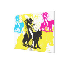 Ugglavargryttare CMYK Canvastryck