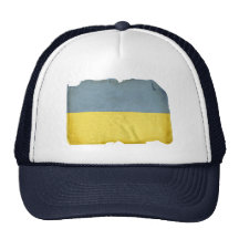 Ukrainsk flagga kepsar