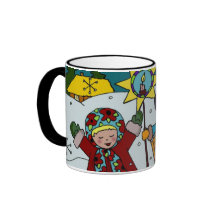 Ukrainska julCarolers Kaffe Koppar