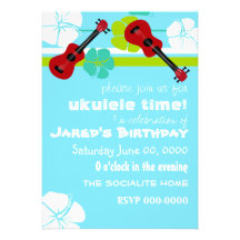 Ukulele Time! Anpassningsbara Tillkännagivanden