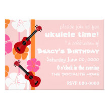 Ukulele Time! Unika Inbjudningar