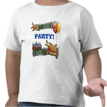 Ultra gulliga inbjudningar för LeopardSafarifödels T Shirt