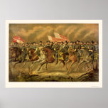 Ulysses S. Bevilja och hans Generals av E. Boell 1 Affisch