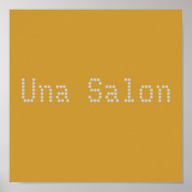 Una salong print