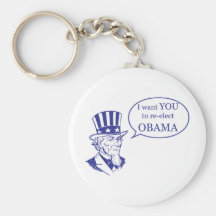 Uncle Sam - Obama Nyckel Ringar