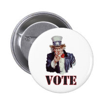 Uncle-Sam---Rösta Knapp Med Nål