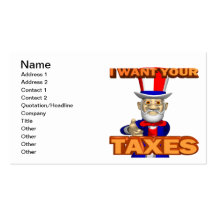 Uncle Sam Visitkort