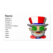 Uncle Sam Visitkort
