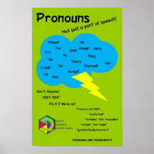 Unclouding pronomen print