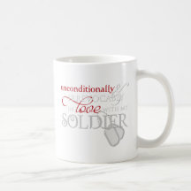 Unconditionally förälskat med min soldat kaffe muggar