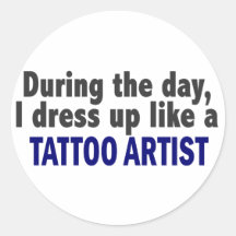 Under dagen klär jag upp något liknande en tatueri klistermärken
