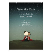 Under the stars Save the Date inbjudningar