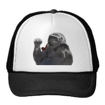 Underbar grön gorilla keps