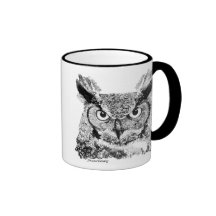 Underbar Horned uggla Mugg