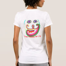 Underbar lycklig seger:  Fick- design för POLOskjo Tee Shirts